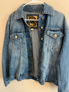 Excellent CONDITION - Michael Kors Classic Blue Denim Jean Jacket